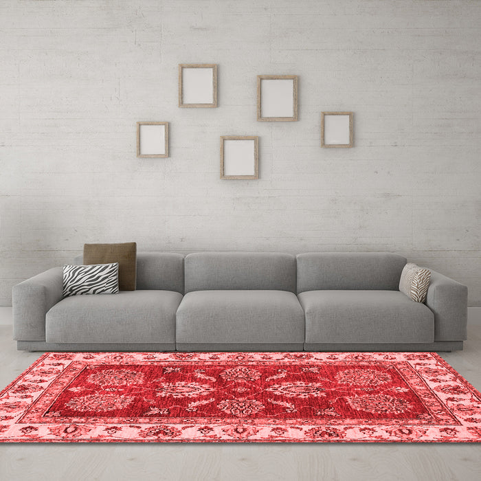 Traditional Red Washable Rugs