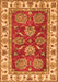 Oriental Orange Traditional Rug, abs2487org