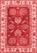 Oriental Red Traditional Area Rugs