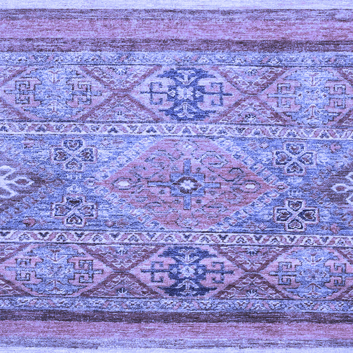 Machine Washable Abstract Blue Modern Rug, wshabs2488blu