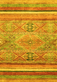 Abstract Yellow Modern Rug, abs2488yw