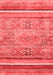 Abstract Red Modern Area Rugs