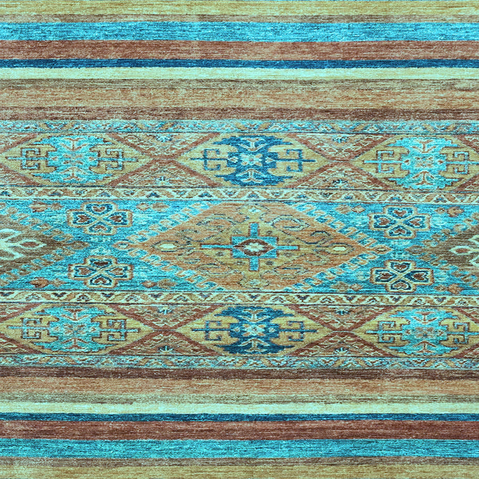 Square Abstract Light Blue Modern Rug, abs2488lblu