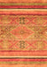 Abstract Orange Modern Rug, abs2488org