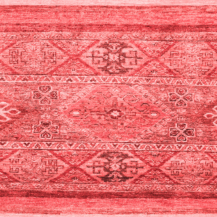 Machine Washable Abstract Red Modern Rug, wshabs2488red