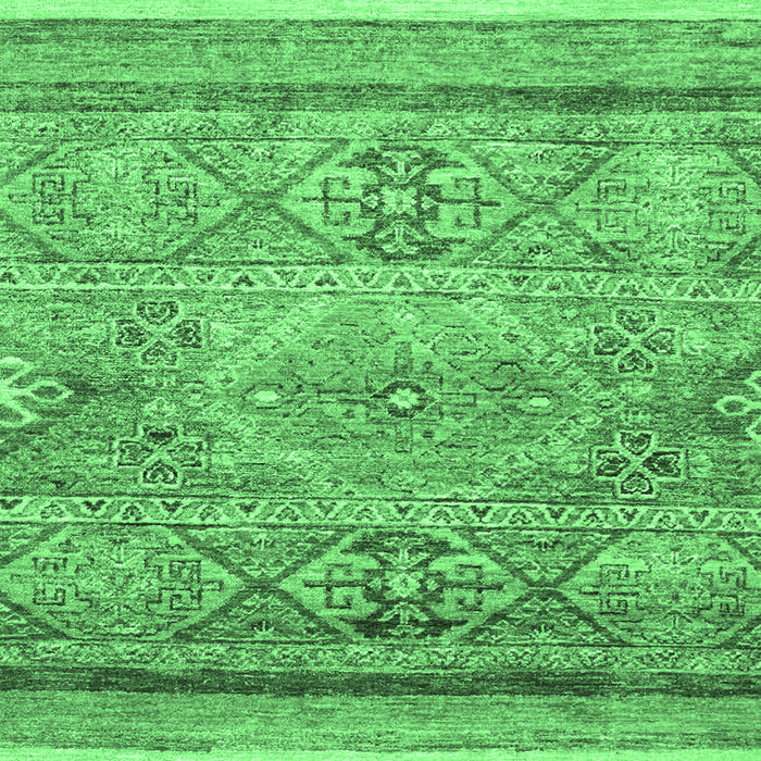 Abstract Emerald Green Modern Rug, abs2488emgrn