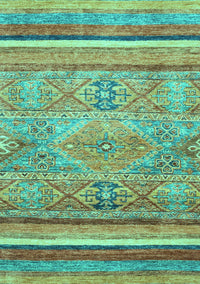 Abstract Turquoise Modern Rug, abs2488turq