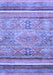 Abstract Blue Modern Rug, abs2488blu