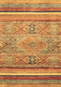 Abstract Brown Modern Rug, abs2488brn