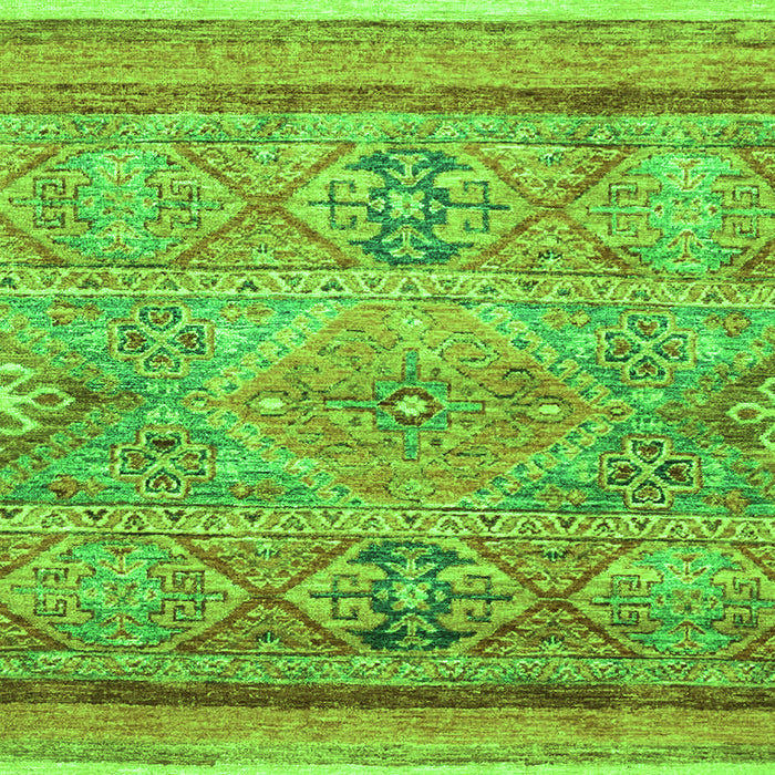Abstract Green Modern Rug, abs2488grn