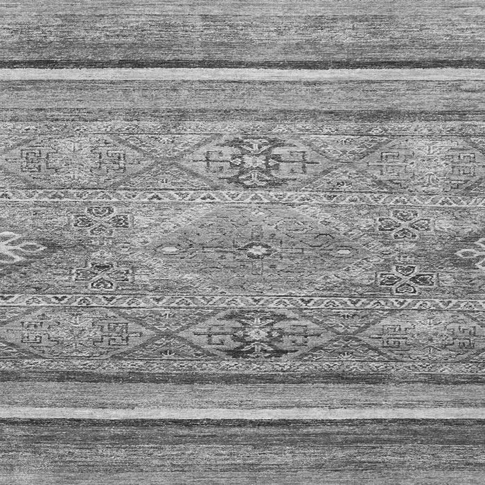 Square Abstract Gray Modern Rug, abs2488gry