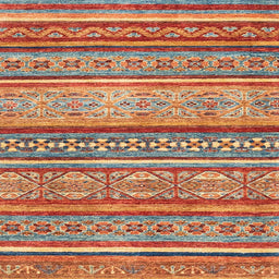 Square Machine Washable Abstract Camel Brown Rug, wshabs2489