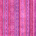 Square Abstract Pink Modern Rug, abs2489pnk