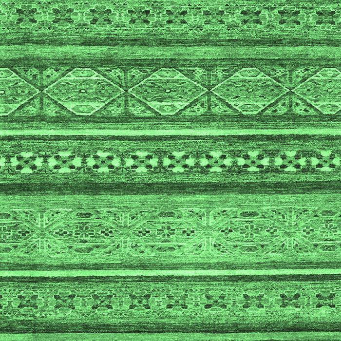 Machine Washable Abstract Emerald Green Modern Area Rugs, wshabs2489emgrn