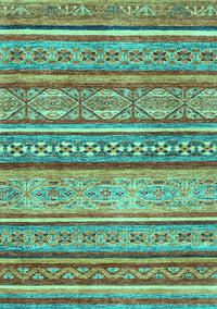 Abstract Turquoise Modern Rug, abs2489turq