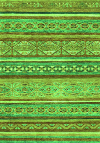 Abstract Green Modern Rug, abs2489grn