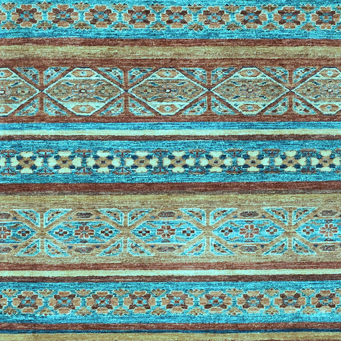 Abstract Light Blue Modern Rug, abs2489lblu