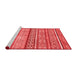 Modern Red Washable Rugs