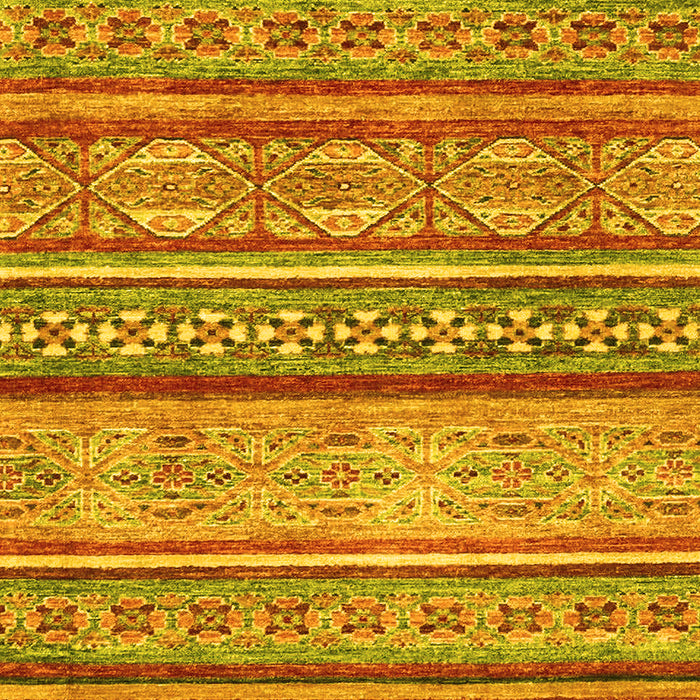 Abstract Yellow Modern Rug, abs2489yw