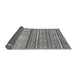 Sideview of Abstract Gray Modern Rug, abs2489gry