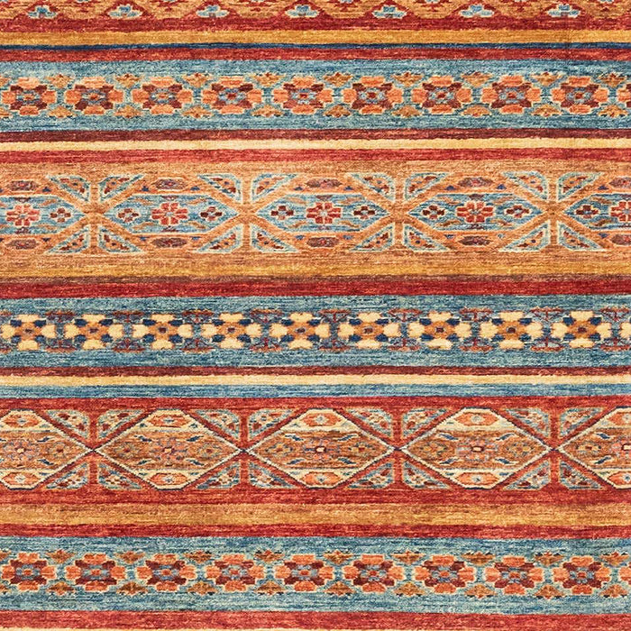 Machine Washable Abstract Camel Brown Rug, wshabs2489