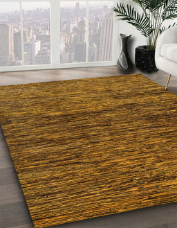 Abstract Red Brown Modern Rug in Family Room, abs248