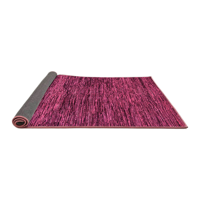 Sideview of Abstract Pink Modern Rug, abs248pnk