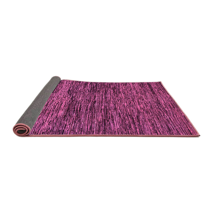 Sideview of Abstract Purple Modern Rug, abs248pur