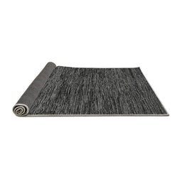 Sideview of Abstract Gray Modern Rug, abs248gry