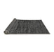 Sideview of Abstract Gray Modern Rug, abs248gry