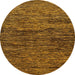 Round Abstract Red Brown Modern Rug, abs248