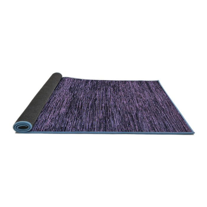 Sideview of Abstract Blue Modern Rug, abs248blu