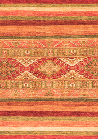 Abstract Orange Modern Rug, abs2490org