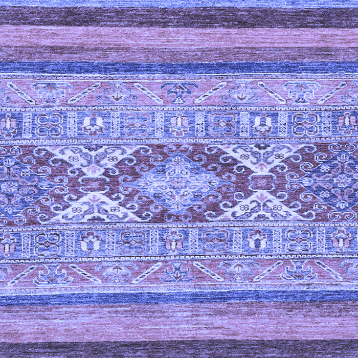 Machine Washable Abstract Blue Modern Rug, wshabs2490blu