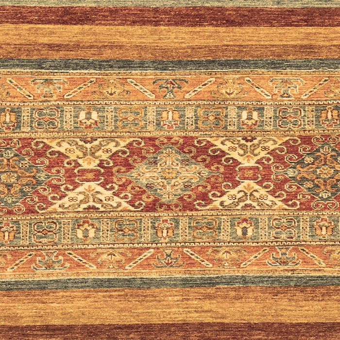 Machine Washable Abstract Brown Modern Rug, wshabs2490brn