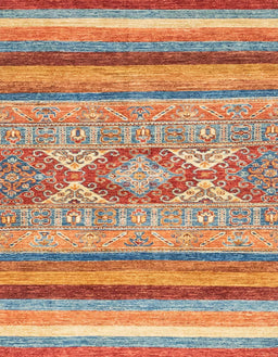 Abstract Camel Brown Modern Rug, abs2490