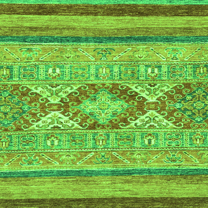 Machine Washable Abstract Green Modern Area Rugs, wshabs2490grn