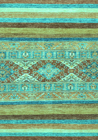 Abstract Turquoise Modern Rug, abs2490turq