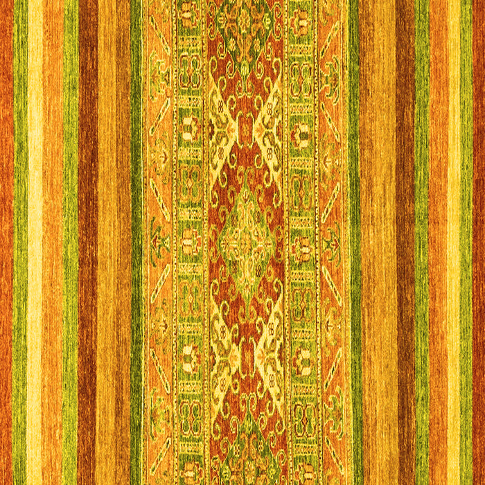 Square Machine Washable Abstract Yellow Modern Rug, wshabs2490yw