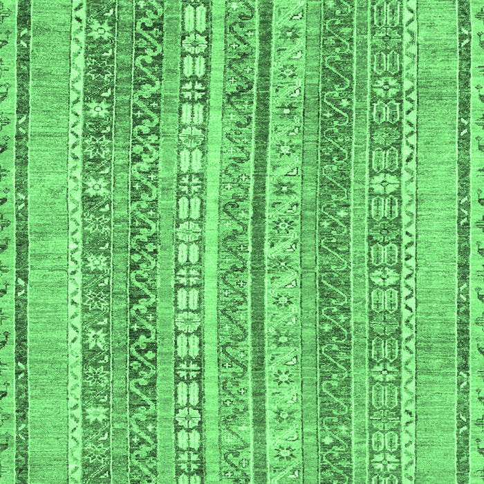 Machine Washable Abstract Emerald Green Modern Area Rugs, wshabs2491emgrn