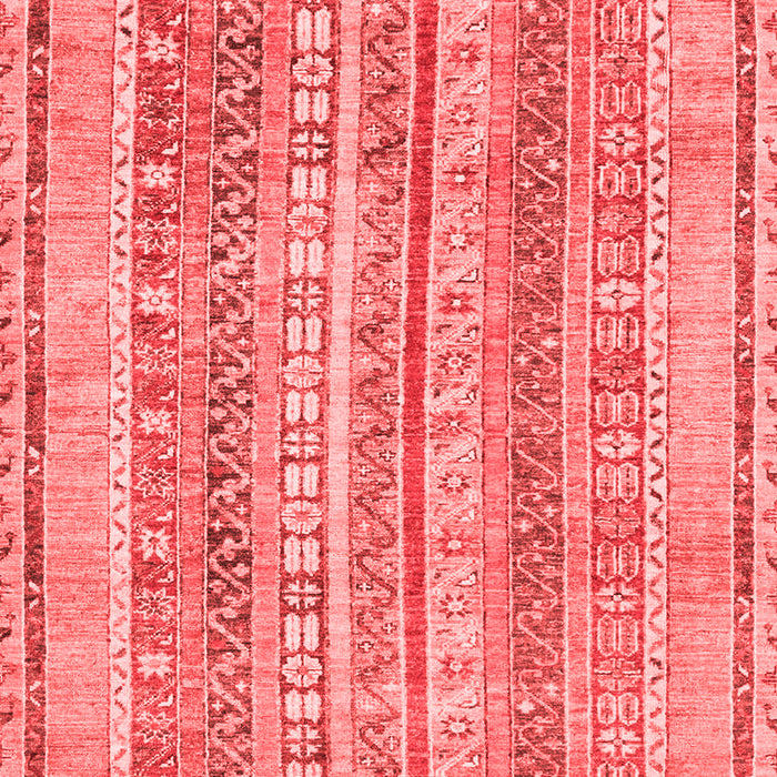 Machine Washable Abstract Red Modern Rug, wshabs2491red