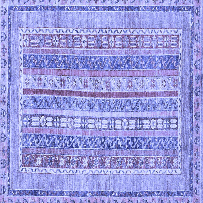 Square Machine Washable Abstract Blue Modern Rug, wshabs2491blu