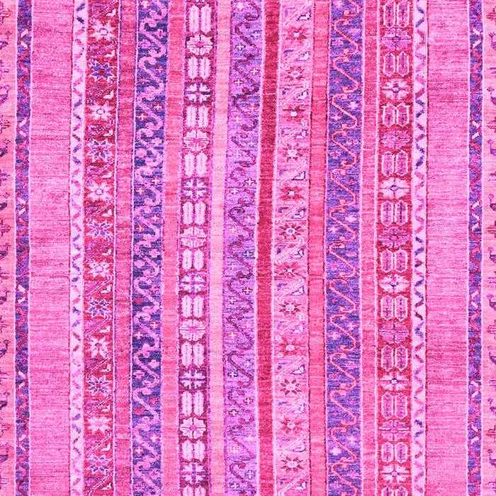 Machine Washable Abstract Pink Modern Rug, wshabs2491pnk