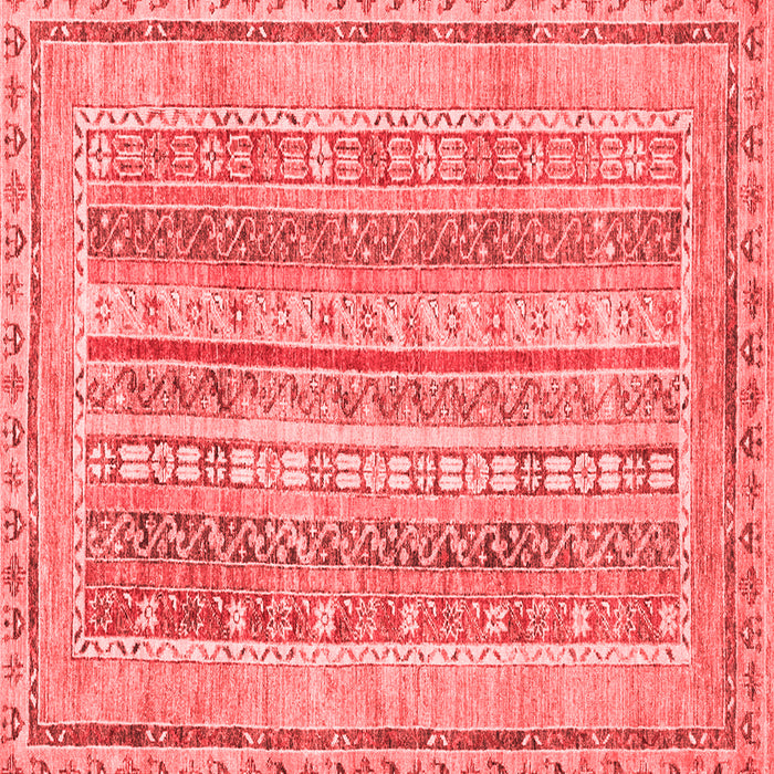 Machine Washable Abstract Red Modern Rug, wshabs2491red