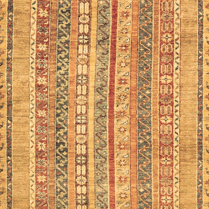 Machine Washable Abstract Brown Modern Rug, wshabs2491brn