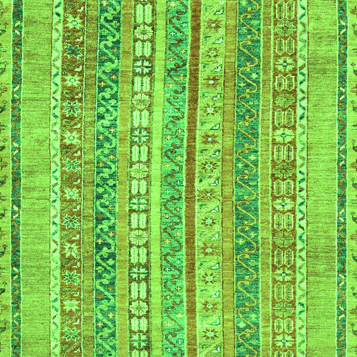 Machine Washable Abstract Green Modern Area Rugs, wshabs2491grn