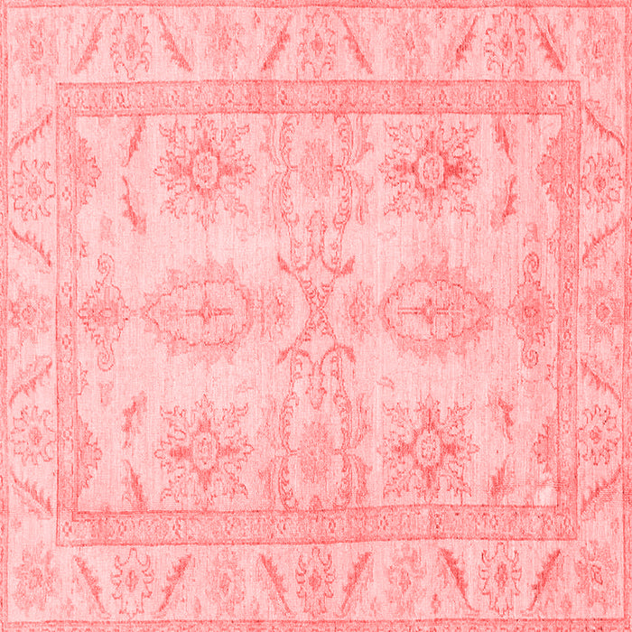 Machine Washable Oriental Red Traditional Rug, wshabs2492red