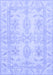 Machine Washable Oriental Blue Traditional Rug, wshabs2492blu