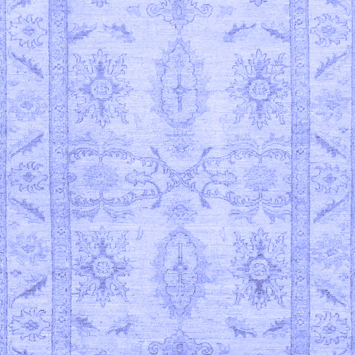 Machine Washable Oriental Blue Traditional Rug, wshabs2492blu