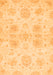 Oriental Orange Traditional Rug, abs2493org